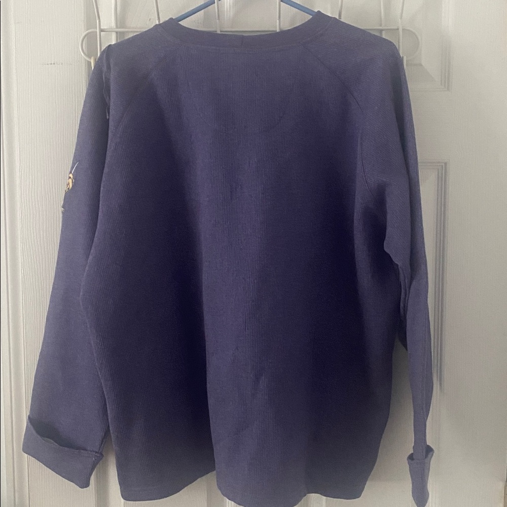 Disney Tinkerbell long sleeve fleece lined top. Wand in front Tinkerbell arm NWT - Picture 7 of 12